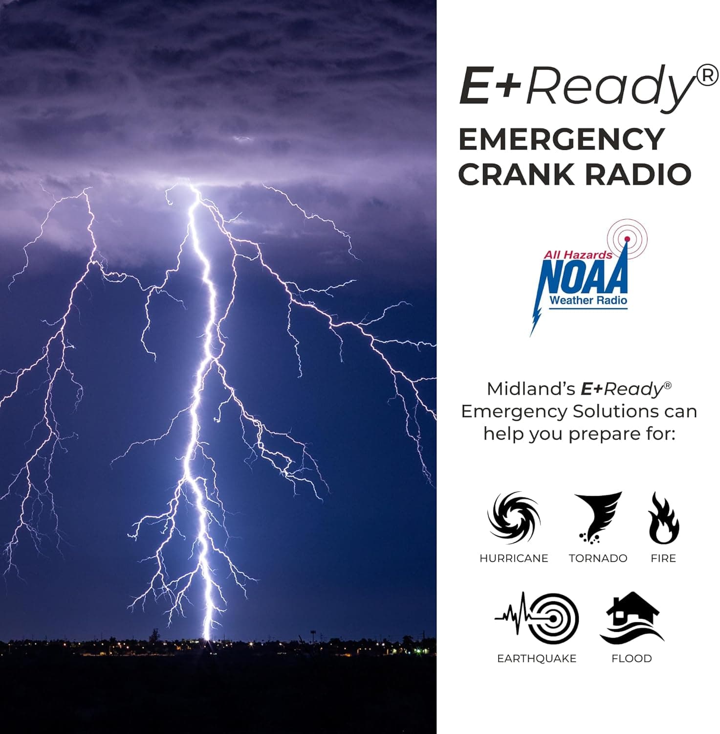 ER310 Emergency Crank Weather Radio view 3