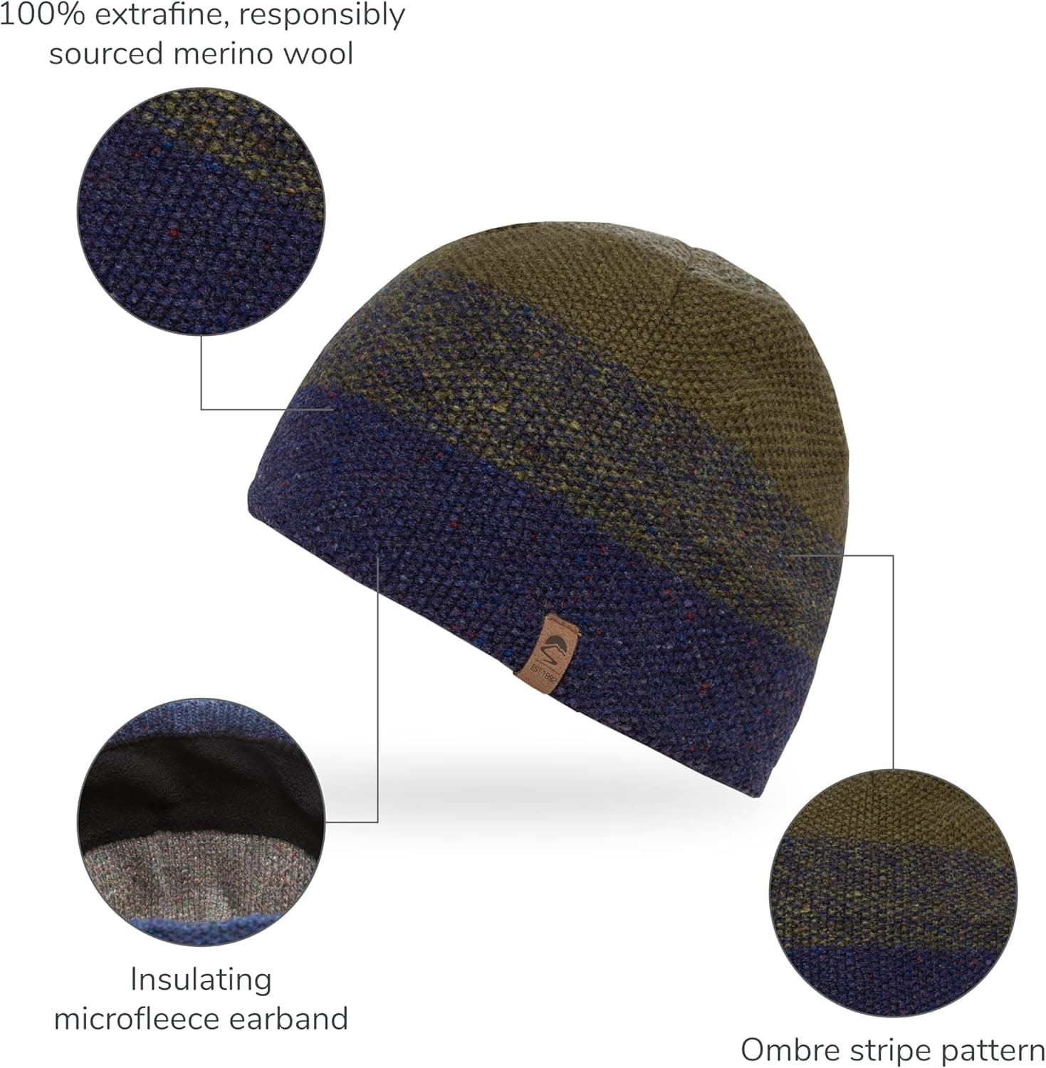 Outback Merino Beanie view 2