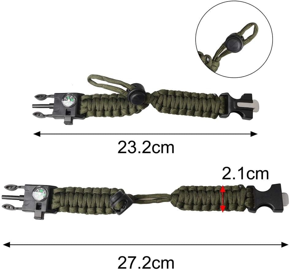 Paracord Survival Bracelet view 3